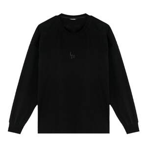 
Lujiamen sports and fitness long-sleeved T-shirt men's spring minimalist style loose large size American sunscreen quick-drying bottoming shirt