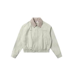 
Xilinna Yigao's same TGNS design imitation suede jacket men's baseball uniform spring and autumn workwear jacket women