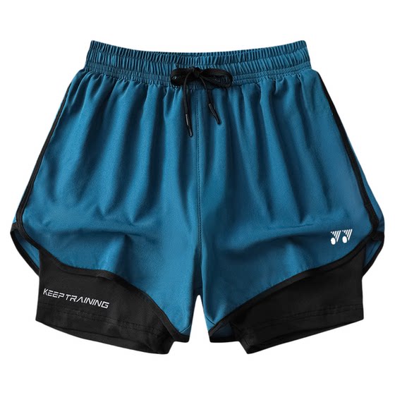 
YY sports shorts men's breathable and comfortable ice silk five-point pants quick-drying men's and women's sports pants loose badminton shorts women