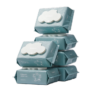 
[Pull down collar discount] babycare infant wet wipes thickened hand and mouth special newborn baby wipes