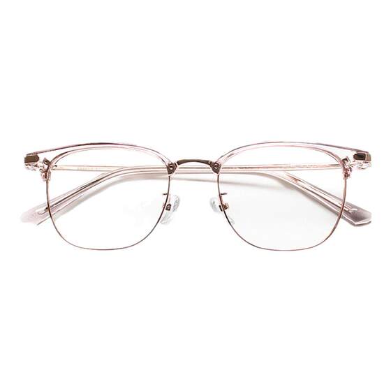 Fionav glasses ultra -light myopia glasses shelf women's small face glasses frame transparent color with mirror tide retro model