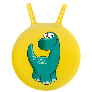 
Hoop horn ball training children's jump ball kindergarten jump ball elastic ball inflatable yoga ball toys