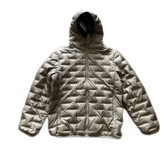 
Cake version 90 white duck down, seamless laminated lock velvet, autumn and winter men's lightweight hooded down jacket