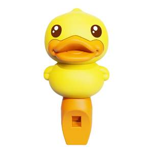 
B.Duck little yellow duck children's whistle instrument toy kindergarten infant and toddler card cute whistle boy and girl
