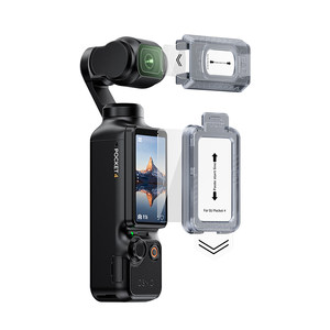 
Dust-free warehouse in seconds] Trendy shooting suitable for DJI DJI Pocket3/4 screen film accessories Osmo tempered film HD lens anti-scratch AR anti-reflective pocket gimbal camera full screen coverage protection