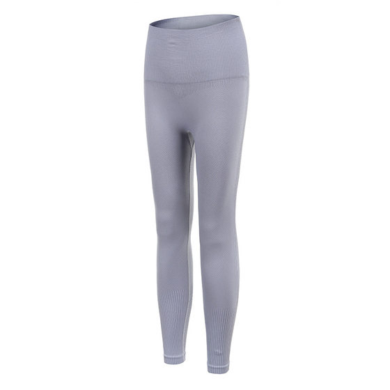 A piece of seamless high waist fitness pants, abdomen, buttocks, high bombs, yoga pants, running training bottom wearing sports pants
