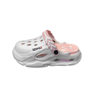 Senma hole shoes men and women in summer wear thick sole stool slid and anti-odor beach sandals