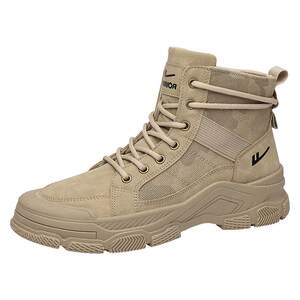 
Pull back labor protection men's shoes 2026 summer new outdoor mountaineering hiking high-top desert combat sports work boots