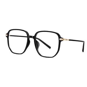 
LOHO black frame ultra-light fashion non-face large frame anti-blue light transparent glasses can be matched with myopia lens frame uoobox series