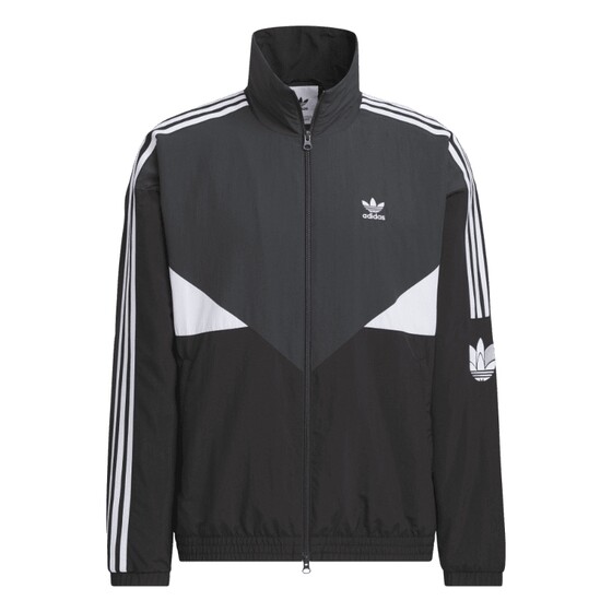 
Contrast color casual three stripes classic loose sports jacket coat for men and women adidas Adidas clover