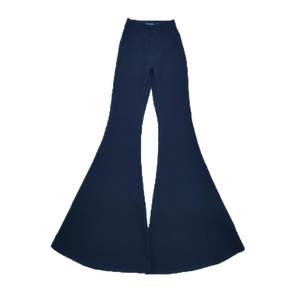 [Front zipper loudspeaker] AOAOMISSSHOP AoAojia high-waisted black suit pants trousers