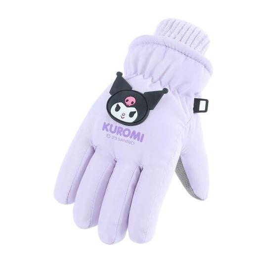 ハローキティ クロミ 子供用 冬用 スキー手袋 防水 保温 ベルベット