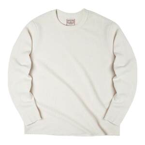 
Maden workwear Japanese retro heavyweight 300g waffle round neck T-shirt sweatshirt three-pin long-sleeved base shirt men