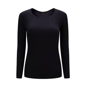 
Yalu Women's Thermal Underwear Plus Velvet Thickening Women's Young and Middle-aged Cold-Proof Autumn Clothes Autumn Pants Set Men's Black Winter