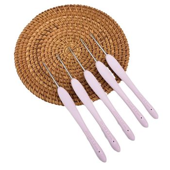 
Jinlan resin soft handle crochet hand-polished stainless steel needle doll wool knitting tool DIY knitting