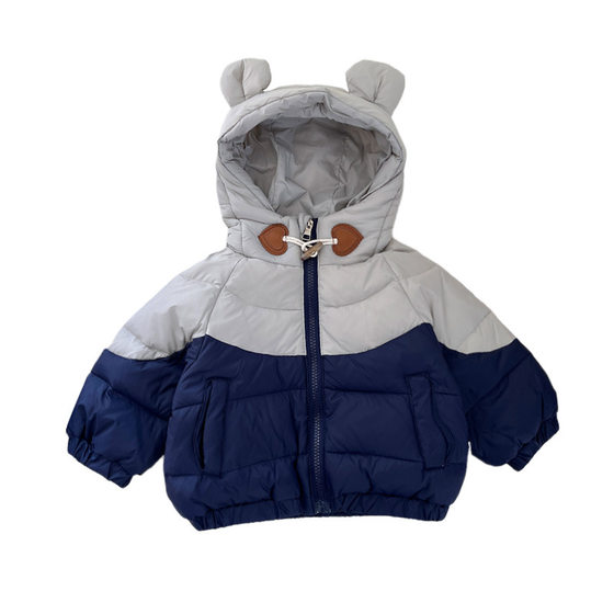 
Baby suit, autumn and winter baby down jacket, warm trousers, two-piece set, children's outdoor clothing, separate children's clothing