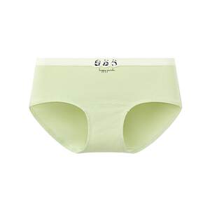 
Sanfu women's low waist hip underwear simple breathable panda English printed half boxer 503548