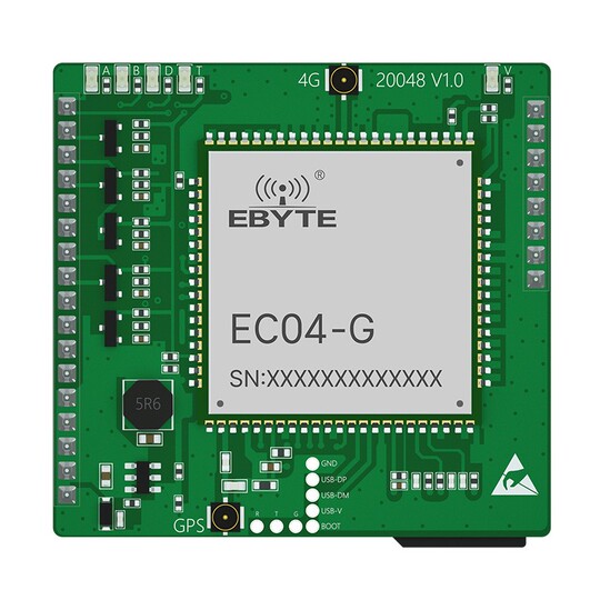 Ebyte EC04 4G Cat1 Full Netcom Module with GPS Beidou Positioning & TCP ...