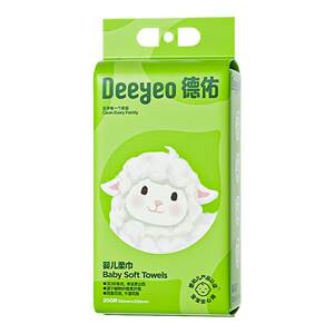 
Deyou face washcloth wall-mounted disposable hanging face washcloth enlarged and thickened non-cotton soft towel for mother and baby