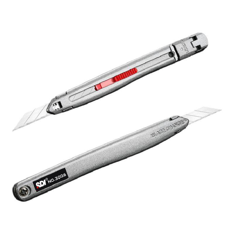 Lot De 4 Cutters Rétractables GUUZI - Lames SK5 30° Verrouillables Pour Art & Bricolage