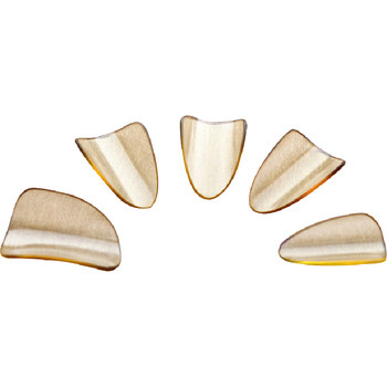 Sanxian Langyue Pipa nails yellow old material transparent