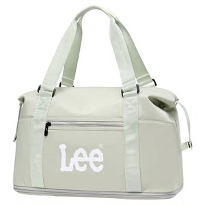 
Lee short-distance travel bag outdoor lightweight dry and wet separation handbag for business trip large capacity expansion folding duffel bag