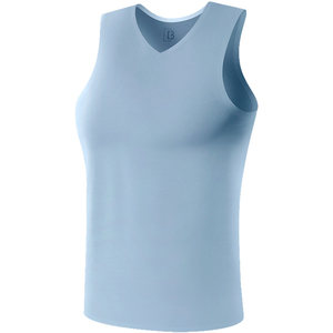 
Men's pure cotton wide shoulder hurdle vest waistcoat tight seamless inner wear suspender white underwear bottoming sweatshirt summer