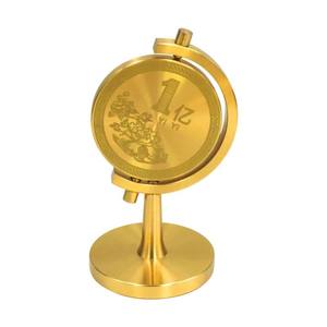 Pure brass one hundred million coin rotating ornaments small target time to run decompression rotating office desk ornaments