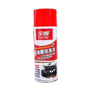 
Carburetor cleaning agent strongly removes oil and dirt and builds carbon oil and scale