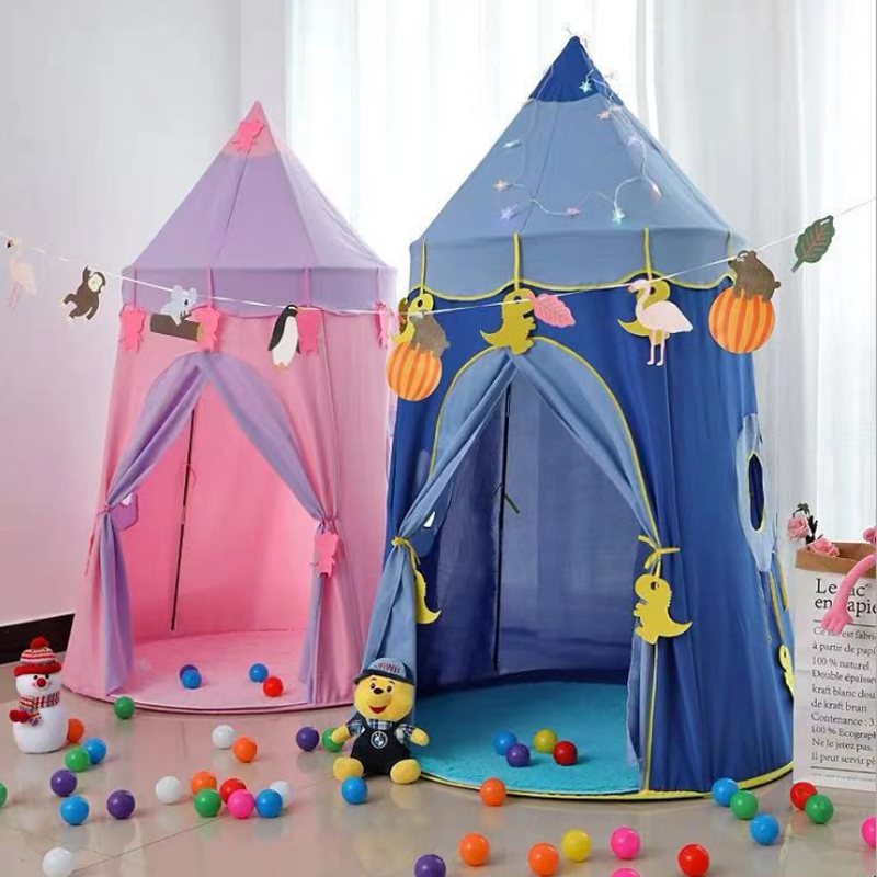 儿童帐篷游戏屋睡觉婴儿小女孩宝宝公主城堡帐篷蒙古包玩具屋室内