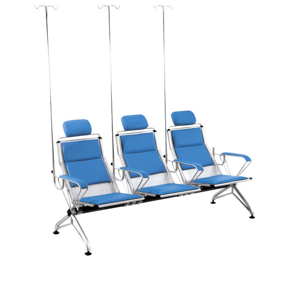 주입 의자, 3인용 럭셔리 소프트 시트 니들 리프트 의자, 클리닉 병 의자, 병원 주입 행 의자, 정맥 드립 의자, 대기 의자