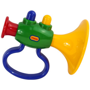 
Blowing master British tolo tone small trumpet children's musical instrument toys small trumpet whistle can blow lung capacity