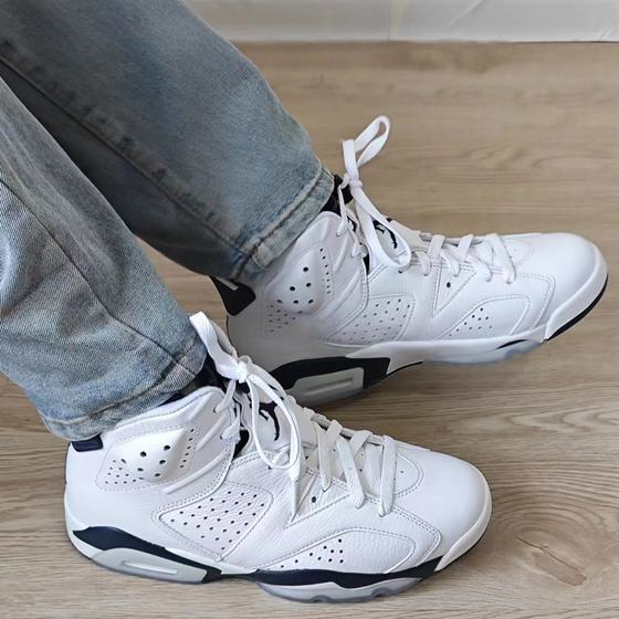 耐克男鞋Air Jordan 6 AJ6中帮休闲复古篮球运动休闲鞋CT8529-141