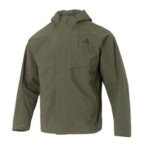 
Adidas Jacket Men's 2026 Spring New Water-Repellent Windproof Sports Casual Hooded Jacket KB7625