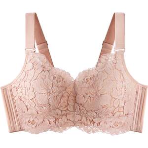 
Qianami underwear, big breasts, small, anti-sagging, secondary breasts, no rims, large size, full cup adjustable bra