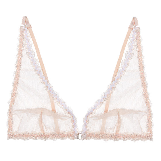 Frey Girl French underwear Female Women No Steel Circle thin breasts Sexy breathable beauty Back small chest buckle bra
