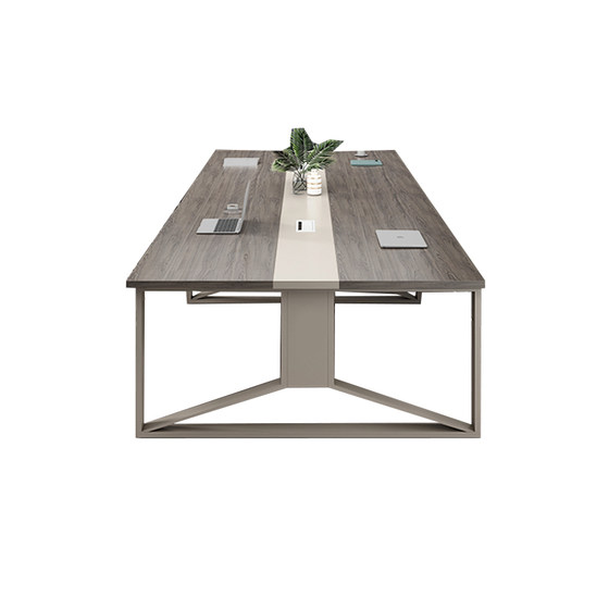 Conference table long table small simple modern office furniture long table training table negotiation table office desk chair combination
