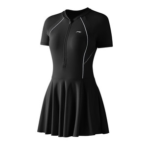 
Li Ning swimsuit for women, high-end 2026 new model, covering the flesh and showing slimness, hot spring large size adult slightly fat mm swimsuit