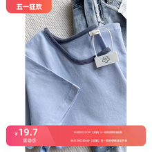 Design inspired square neck, shoulder length, slim fit, short sleeved T-shirt