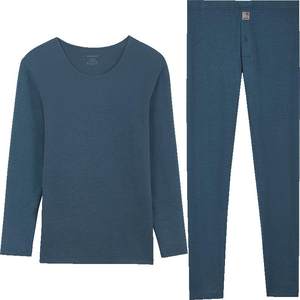 
Red bean velvet velvet heating underwear for women in autumn and winter skin beauty men's cotton sweater autumn clothes and long pants couple's warm suit