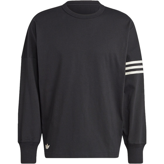 
Adidas/Adidas official genuine new style Clover men's simple retro long-sleeved T-shirt HR8697
