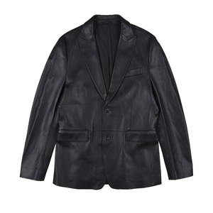 
Radibol men's genuine leather jacket 2025 autumn new sheepskin lapel old money style suit style leather jacket