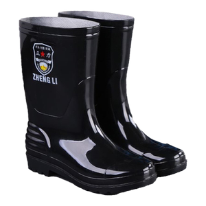 Rain -soy men's mid -tube waterproof rubber shoe men's construction water shoes summer long water boots, non -slip, wear -resistant high rain boots
