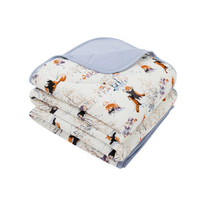 cutelife [light feather] baby air-conditioning quilt universal feather quilt bamboo cotton cover quilt parent-child comfort