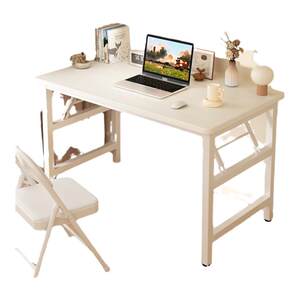 
Folding computer desk home bedroom desk office desk student writing desk rental house no installation rectangular table
