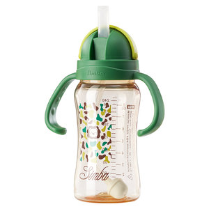 Little Lion King Simba Baby Learning Cup PPSU Straw Cup Children's Milk Bottle Baby Drinking Cup Home Direct Drinking