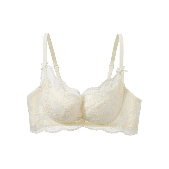 
Small breast push-up underwear for women to prevent sagging and contract breasts, sexy pure lust lace flat chest special thickened bra