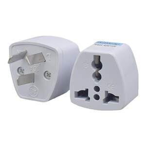 Hong Kong version conversion plug, two -footed three -foot socket converter global tourism Korean bidding European standard power plug