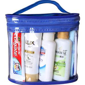 
Travel toiletry set, shampoo and shower gel sample, travel pack, business trip, hotel supplies, essential artifact toiletry bag