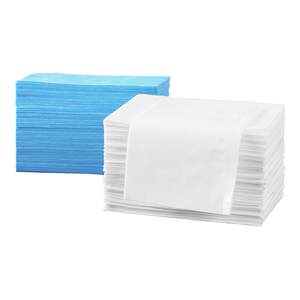 100 disposable sheets waterproof oil foot bath shop beauty salon spa massage bed with face hole breathable non-woven mat